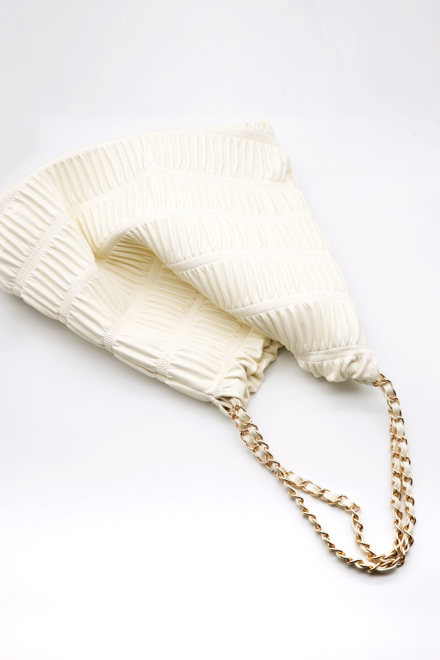 storets.com Faux Leather Plisse Shoulder Bag