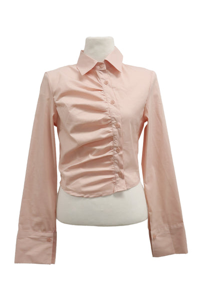 storets.com Courtney Ruched Crop Shirt