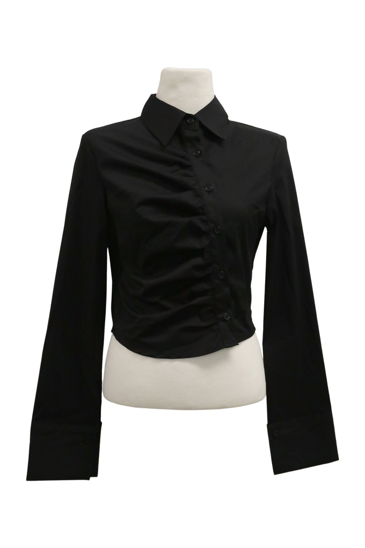 storets.com Courtney Ruched Crop Shirt