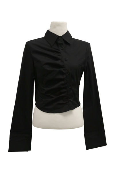 storets.com Courtney Ruched Crop Shirt