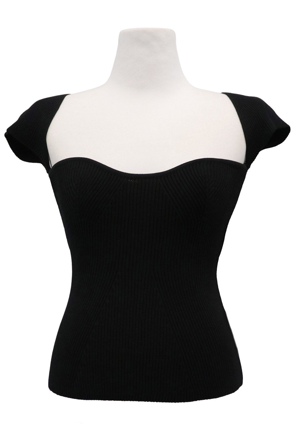 storets.com Francesca Ribbed Bustier Top