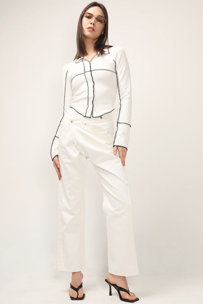 storets.com Rory Contrast Stitch Top