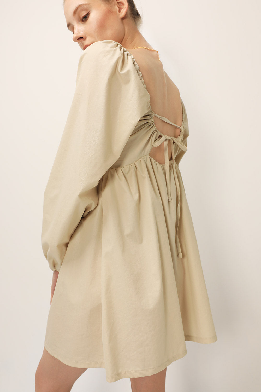 storets.com Joy Coated Babydoll Dress