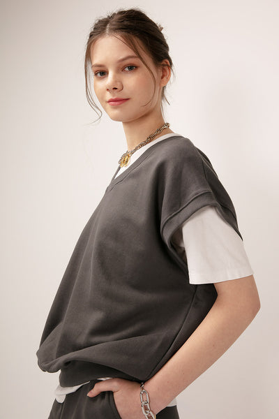 storets.com Kylie Oversized Sweat Vest