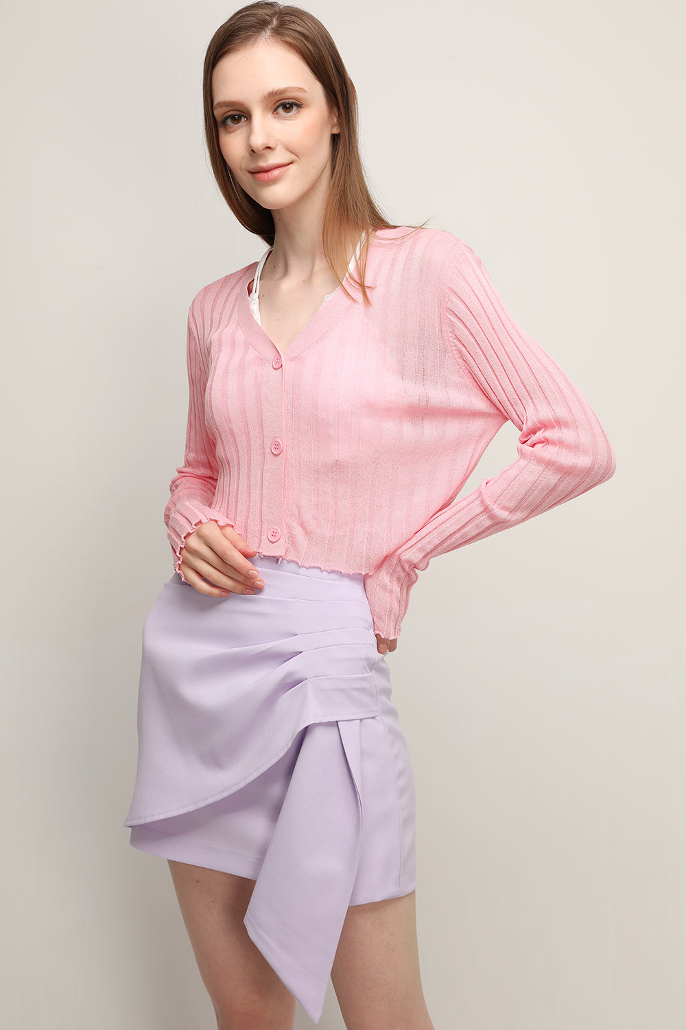 storets.com Ellie See-thru Cropped Cardigan