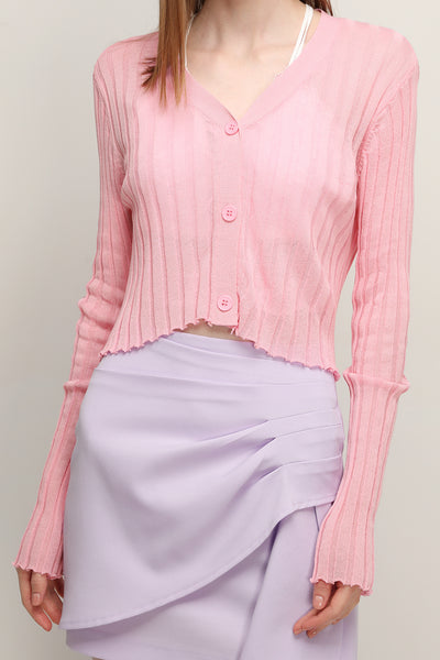 storets.com Ellie See-thru Cropped Cardigan