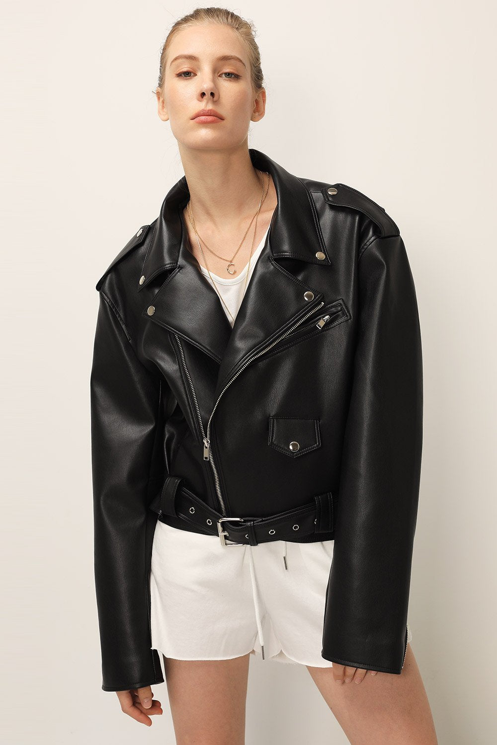 storets.com Emma Pleather Rider Jacket