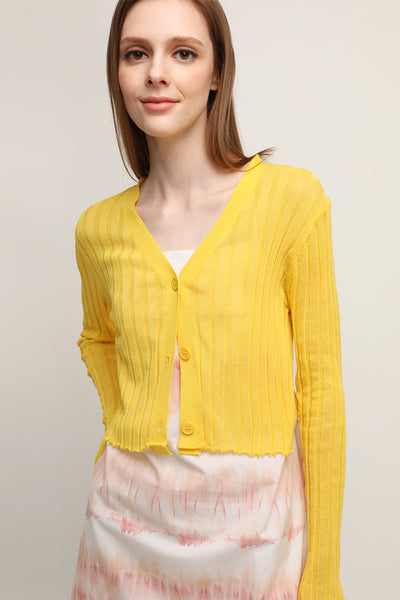 storets.com Ellie See-thru Cropped Cardigan
