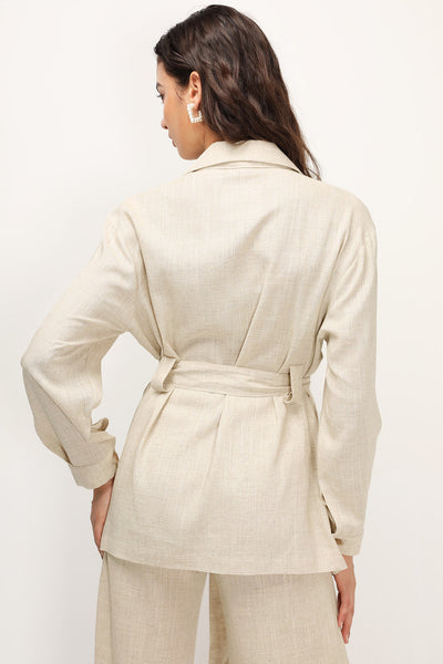 storets.com Dani Linen Safari Jacket