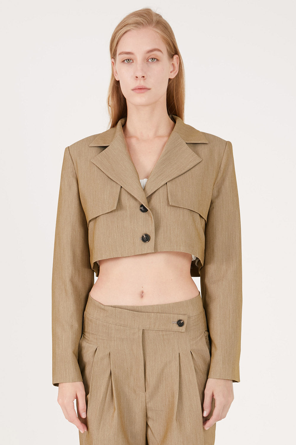 storets.com Nova Cropped Blazer Jacket