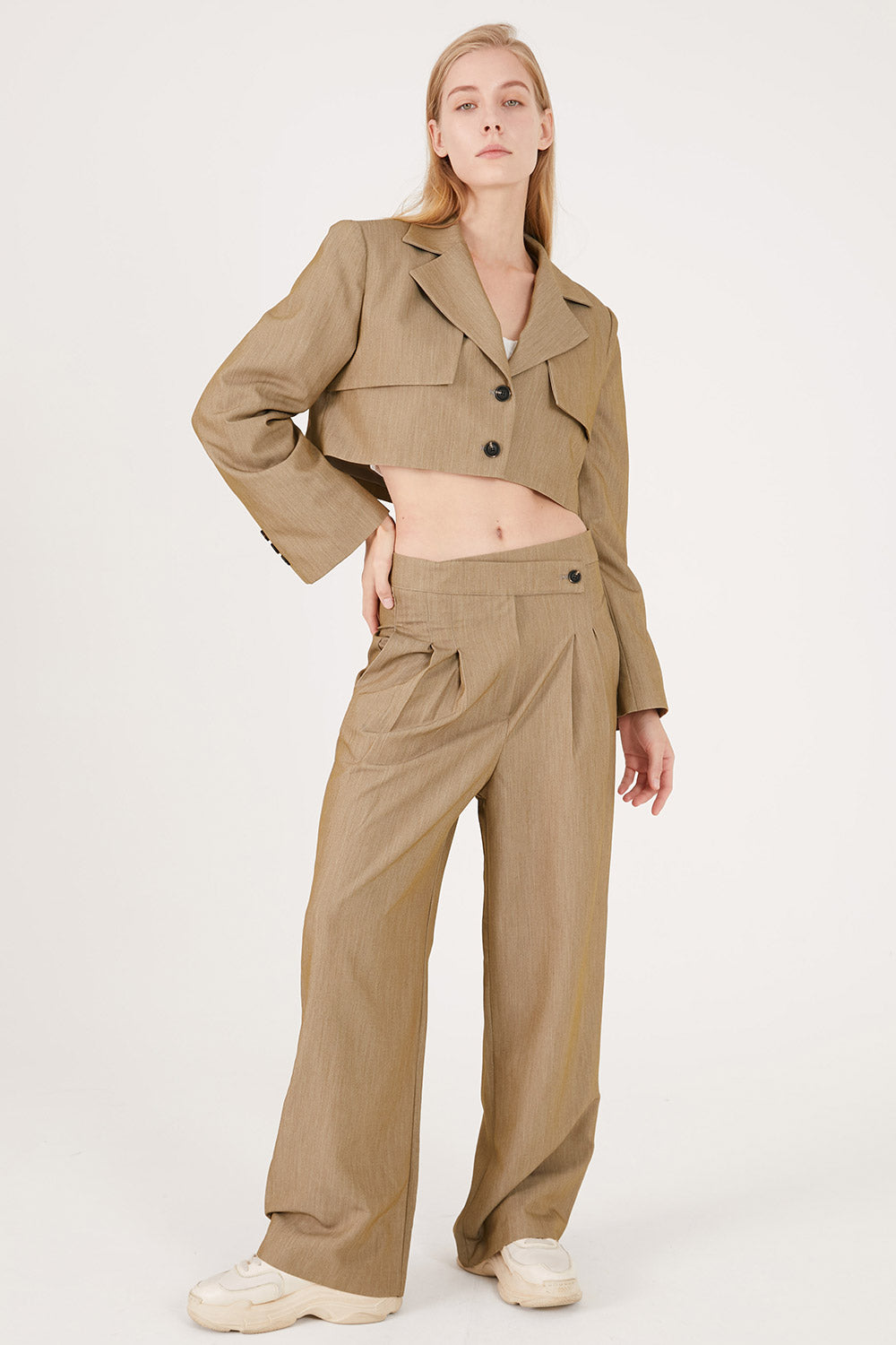 storets.com Nova Cropped Blazer Jacket