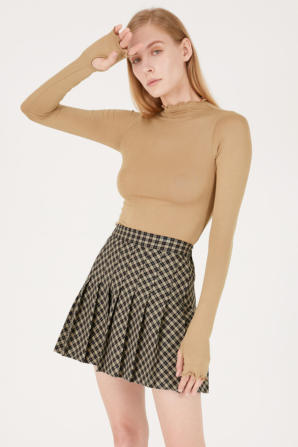 storets.com Serenity Lettuce Hem Top w/Thumb Hole