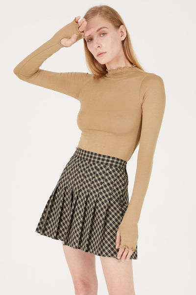 storets.com Serenity Lettuce Hem Top w/Thumb Hole