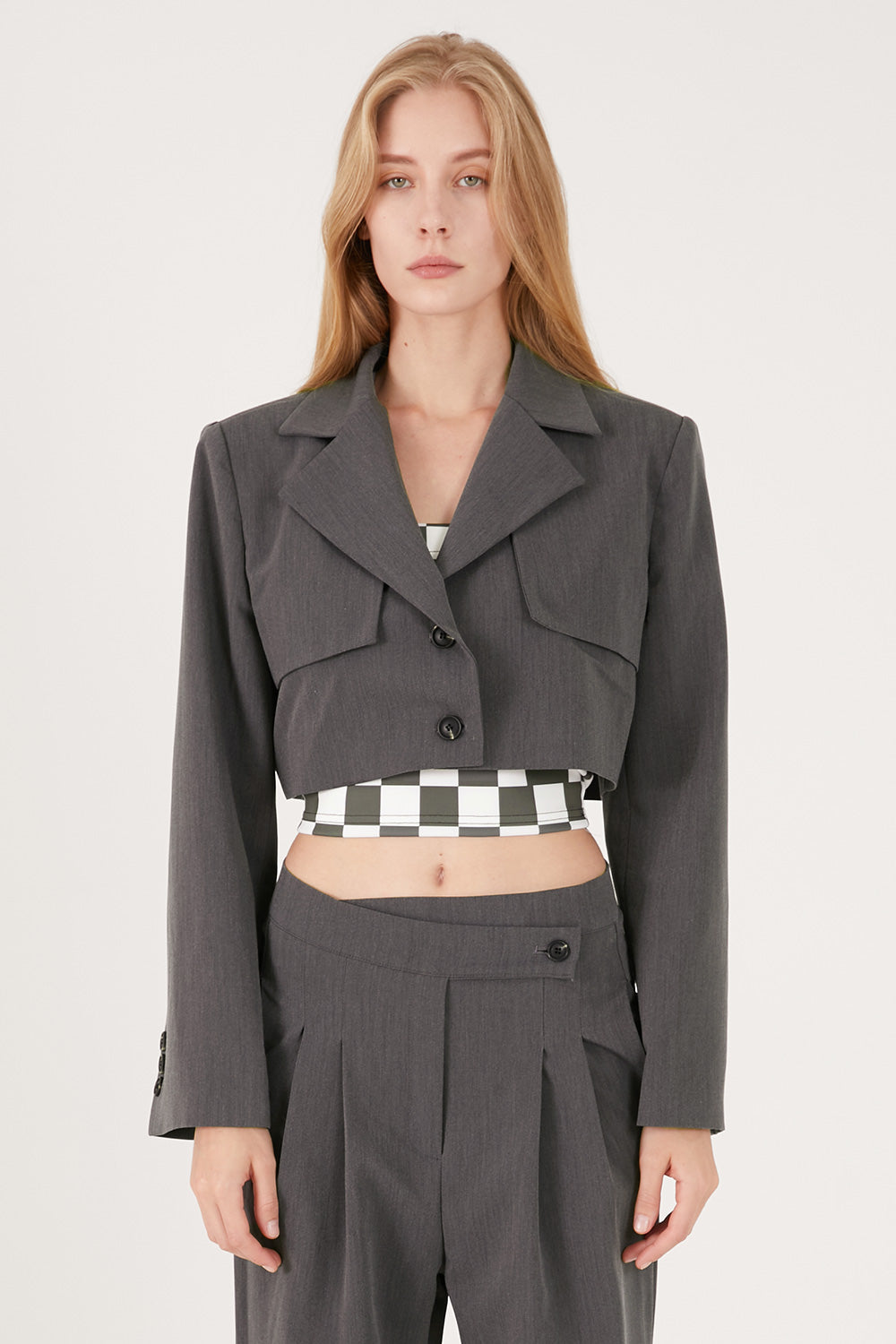 storets.com Nova Cropped Blazer Jacket