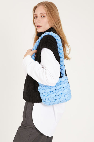 storets.com Yvette Chunky Knitted Shoulder Bag