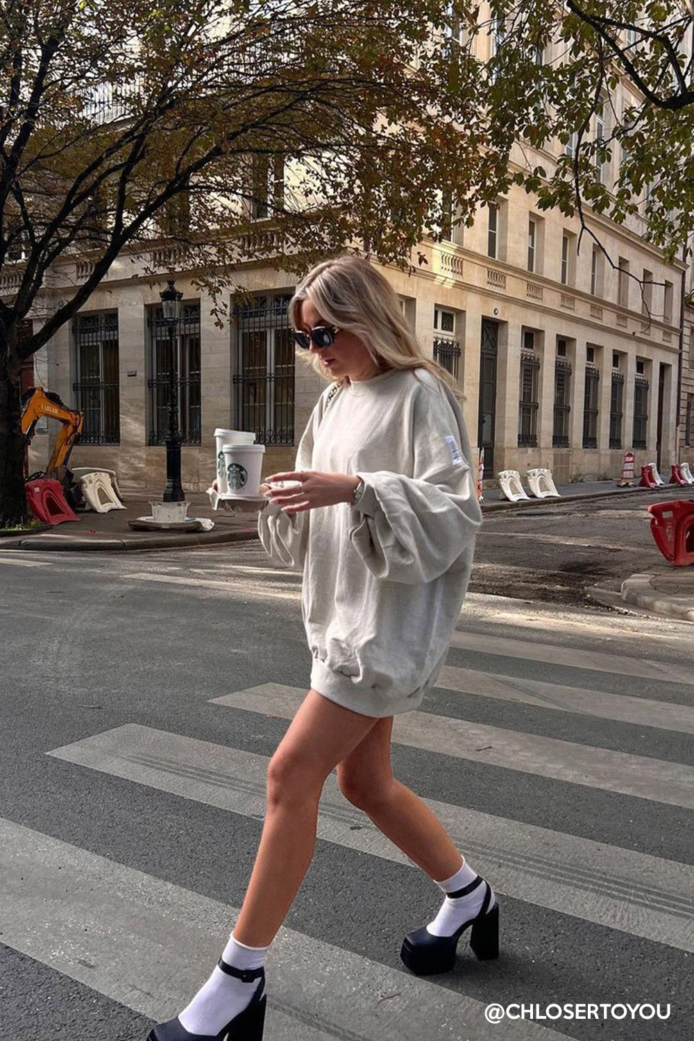 storets.com Lexi Oversized Sweatshirt/Dress