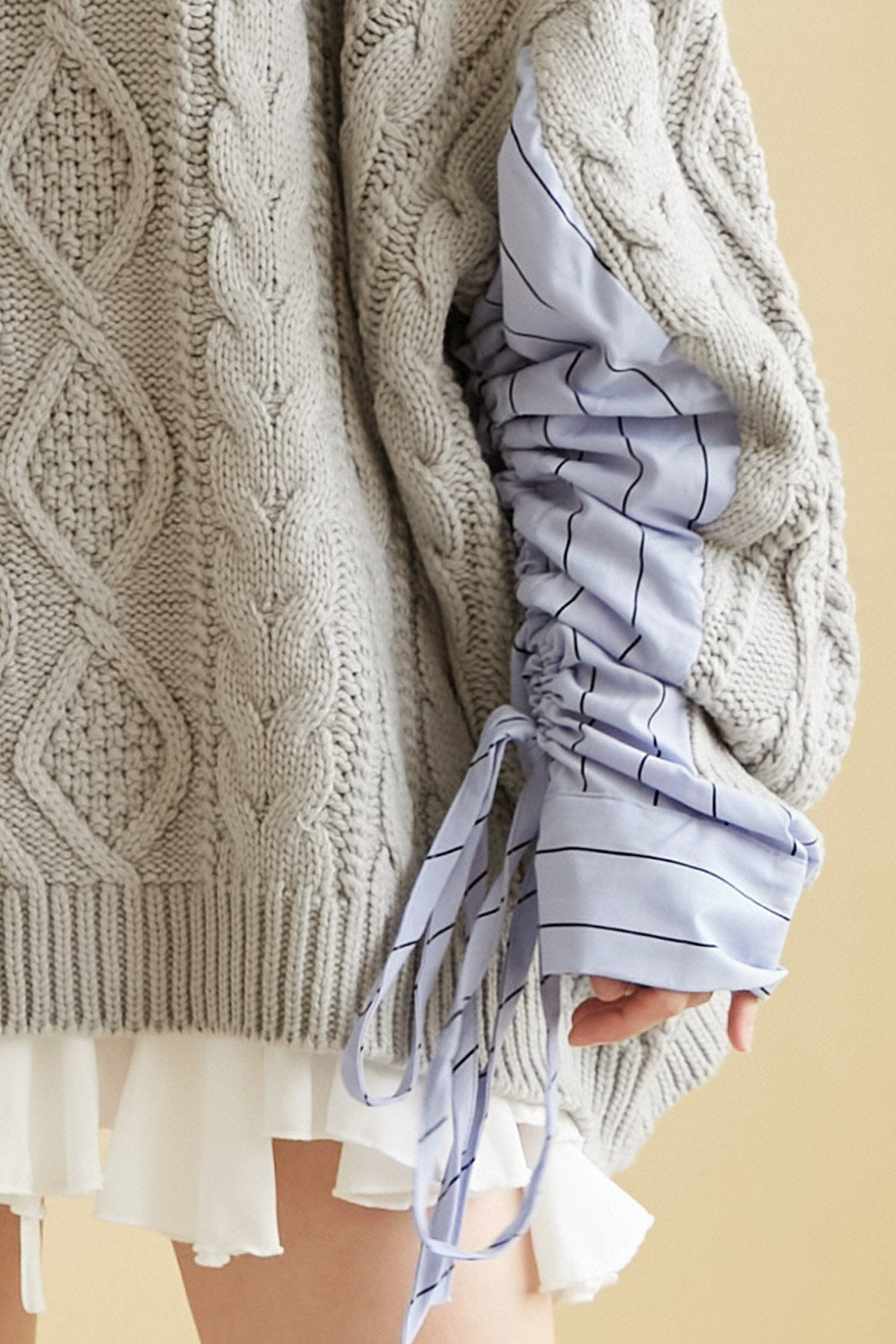 storets.com Sadie Shirt Combo Knit Pullover