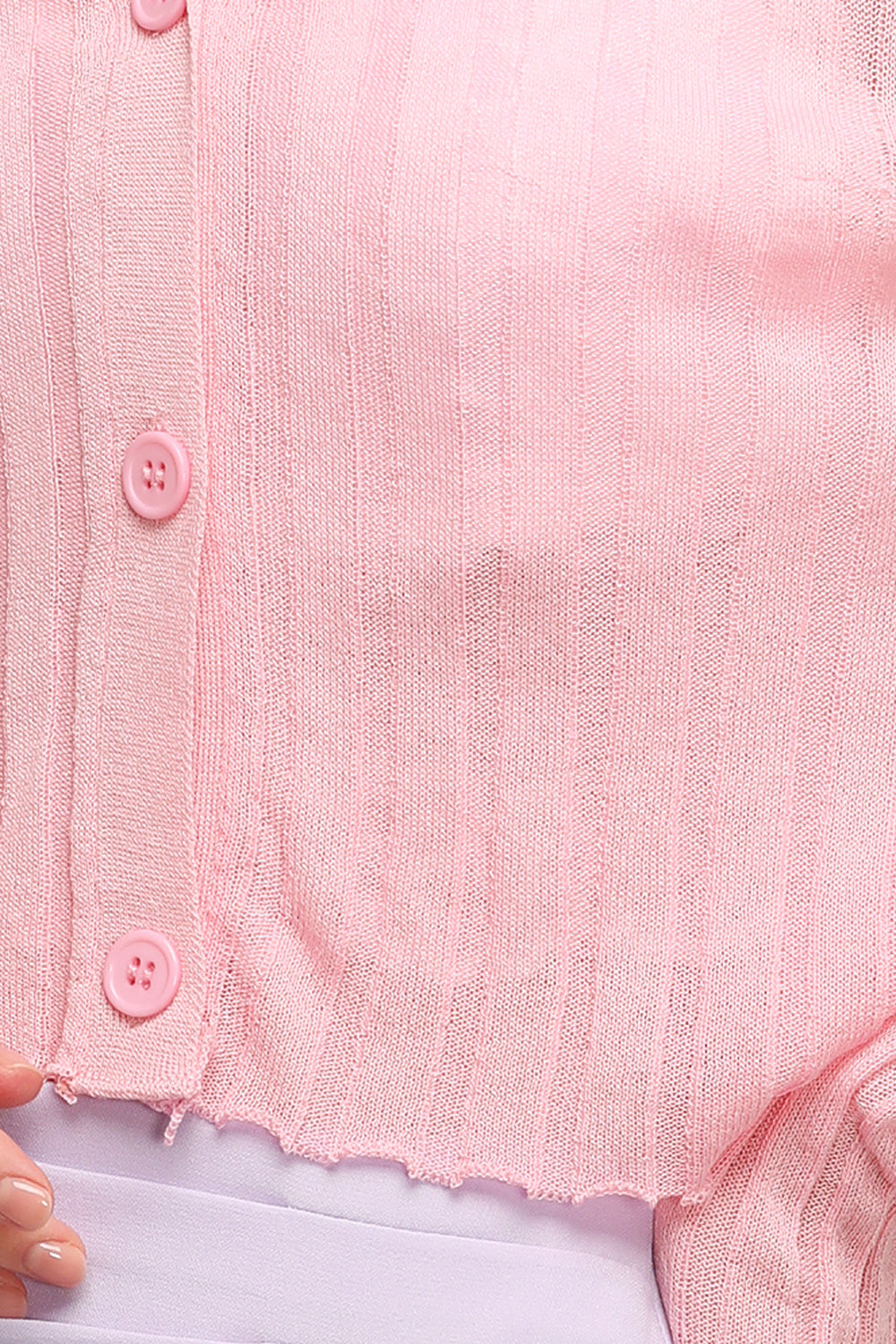 storets.com Ellie See-thru Cropped Cardigan