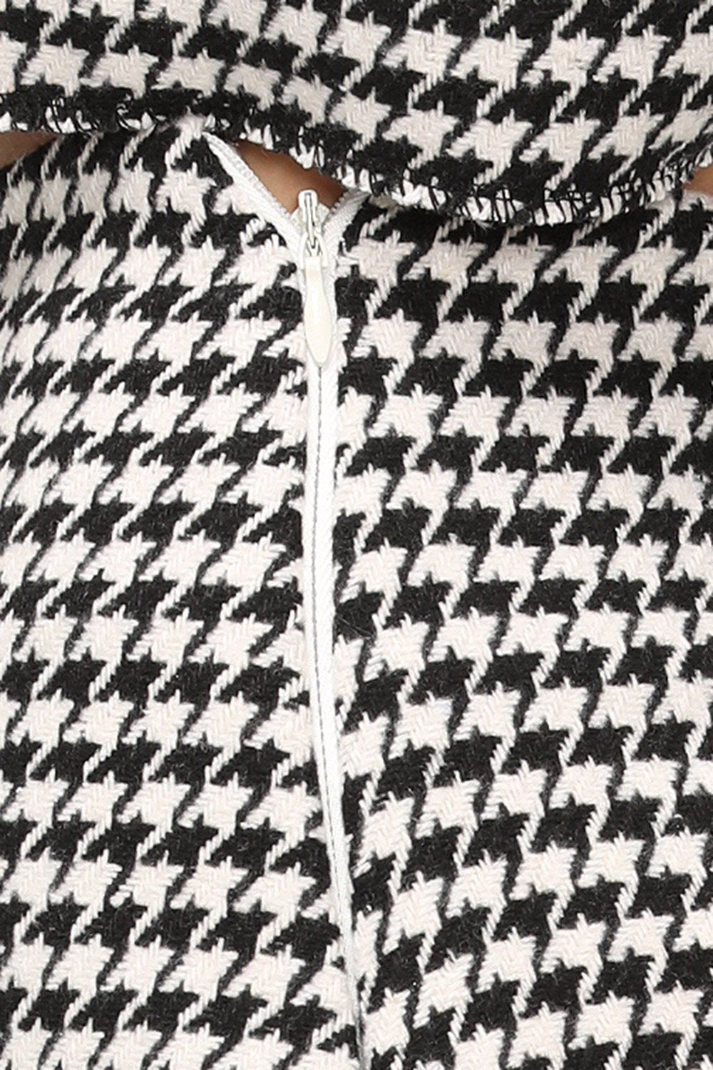 storets.com Zendaya Houndstooth Mini Skirt