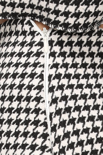 storets.com Zendaya Houndstooth Mini Skirt