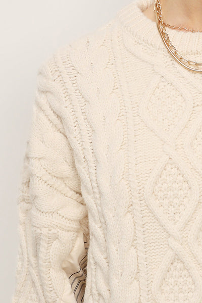 storets.com Kathy Shirt Combo Knit Pullover