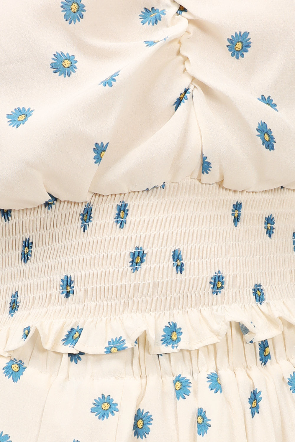 storets.com Kelly Daisy Printed Smocked Top