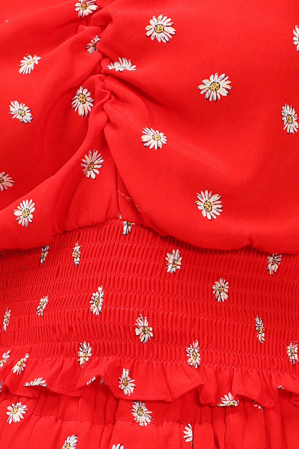 storets.com Kelly Daisy Printed Smocked Top