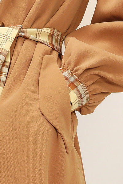 storets.com Sydney Plaid Block Coat w/Belt