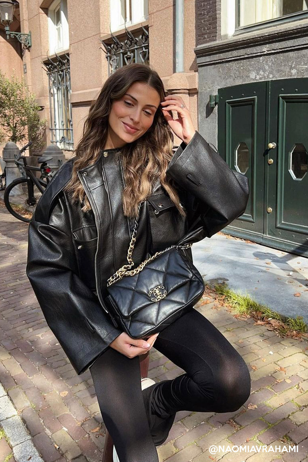 storets.com Naomi Oversized Pleather Jacket